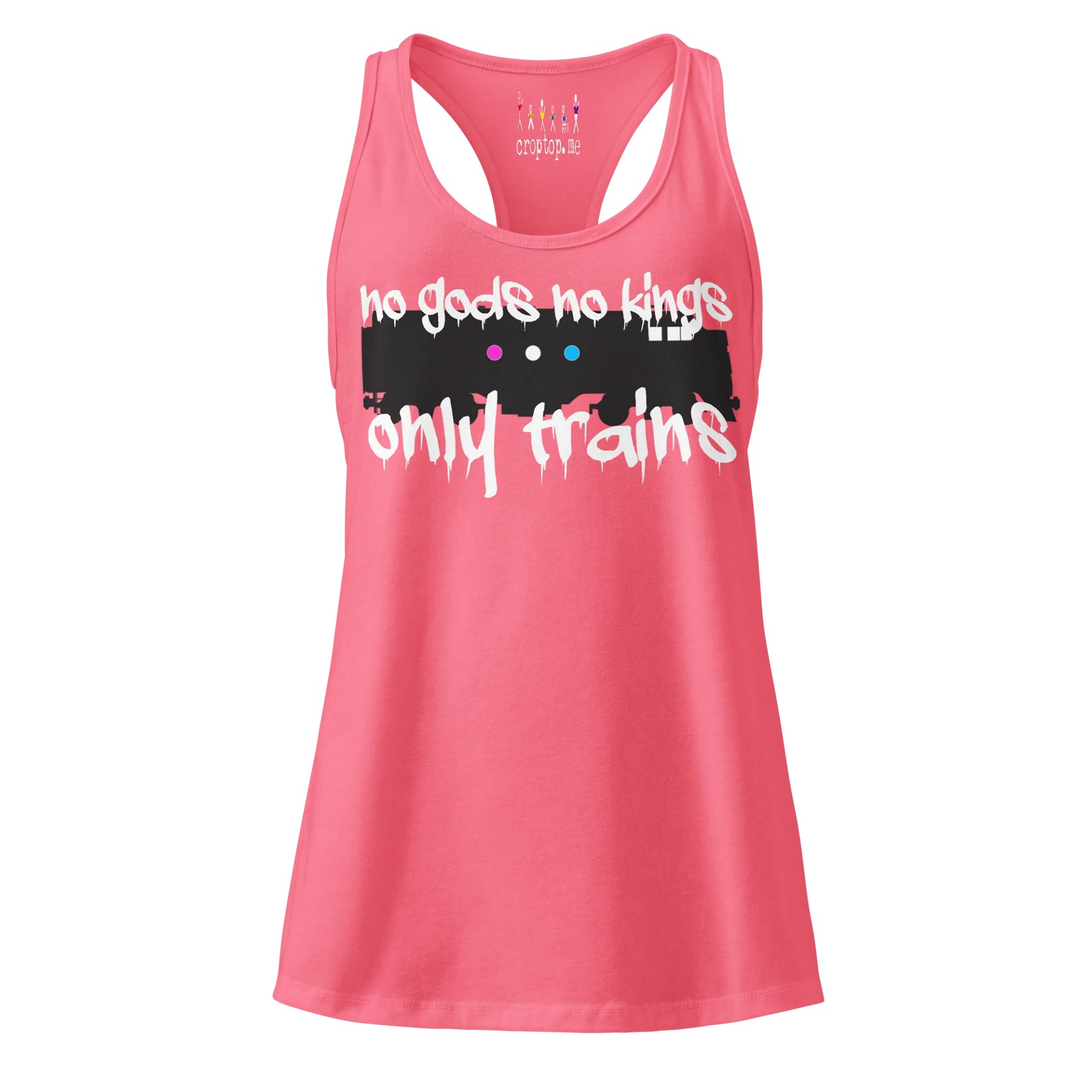 no gods no kings racer tank product image (1)