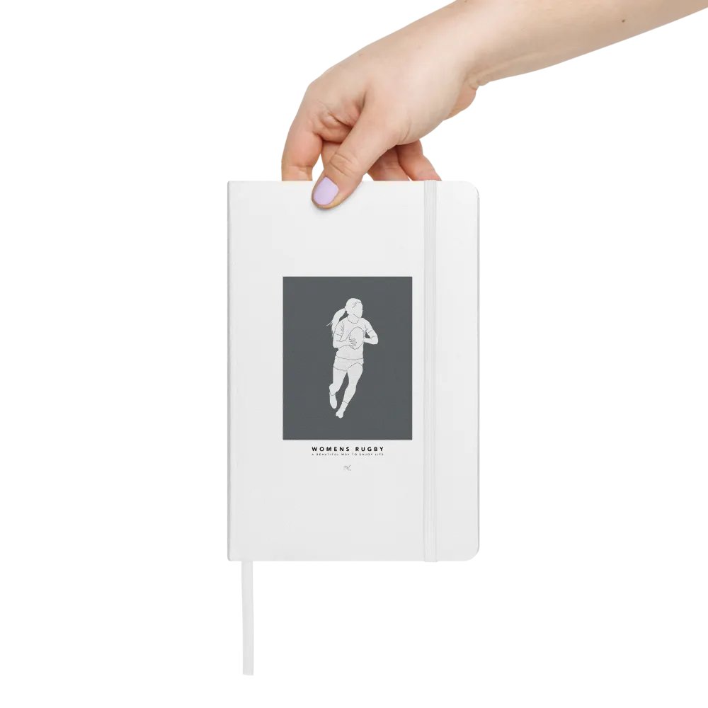 WOMENS RUGBY Hardcover Notebook "dark" product image (6)