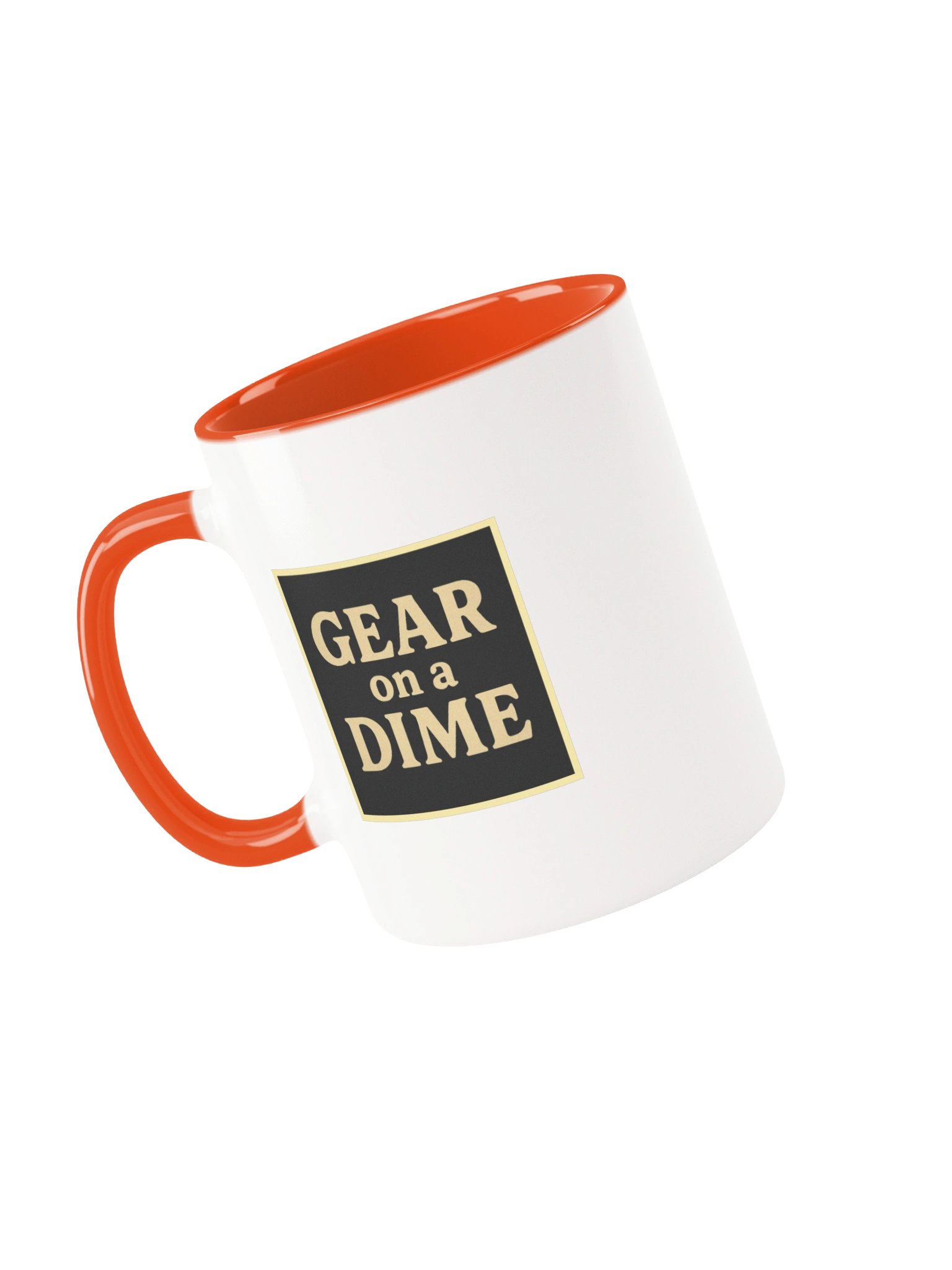 Gear on a Dime Logo Coffee Mug Ceramic Guitarist Mug. product image (3)