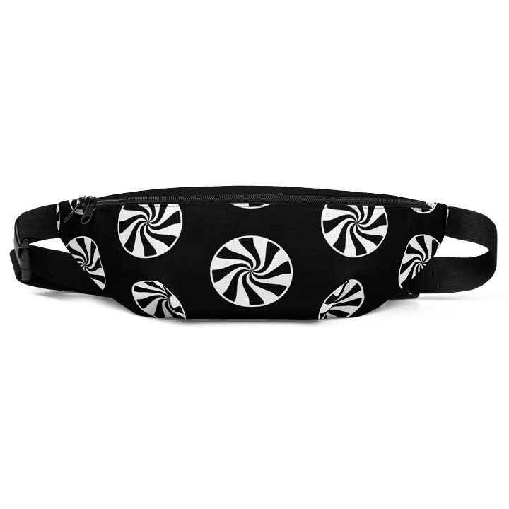 Mint white logo - no text - logo pattern Fanny Pack product image (1)