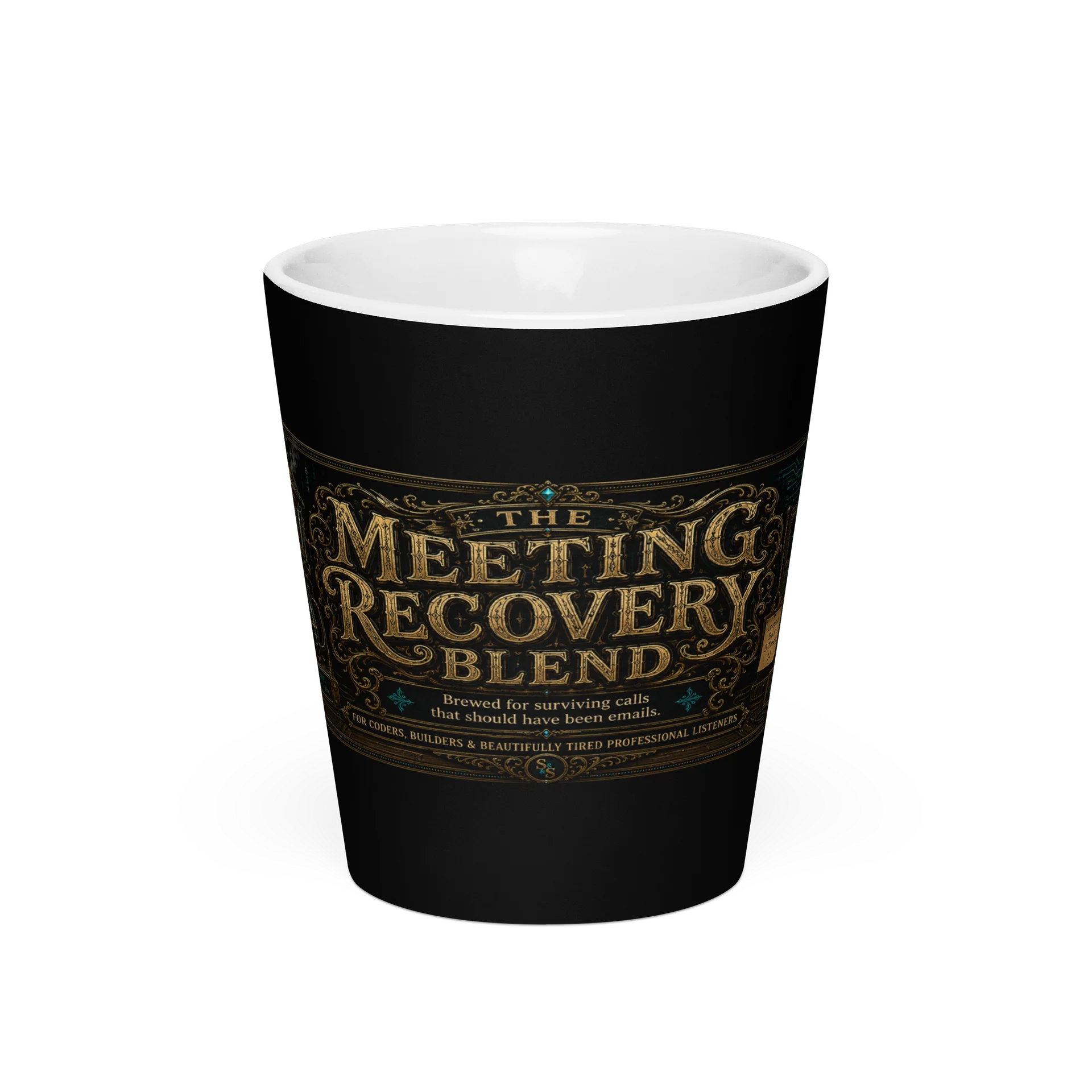 Syntax & Sarcasm Meeting Recovery Blend Latte Mug product image (3)