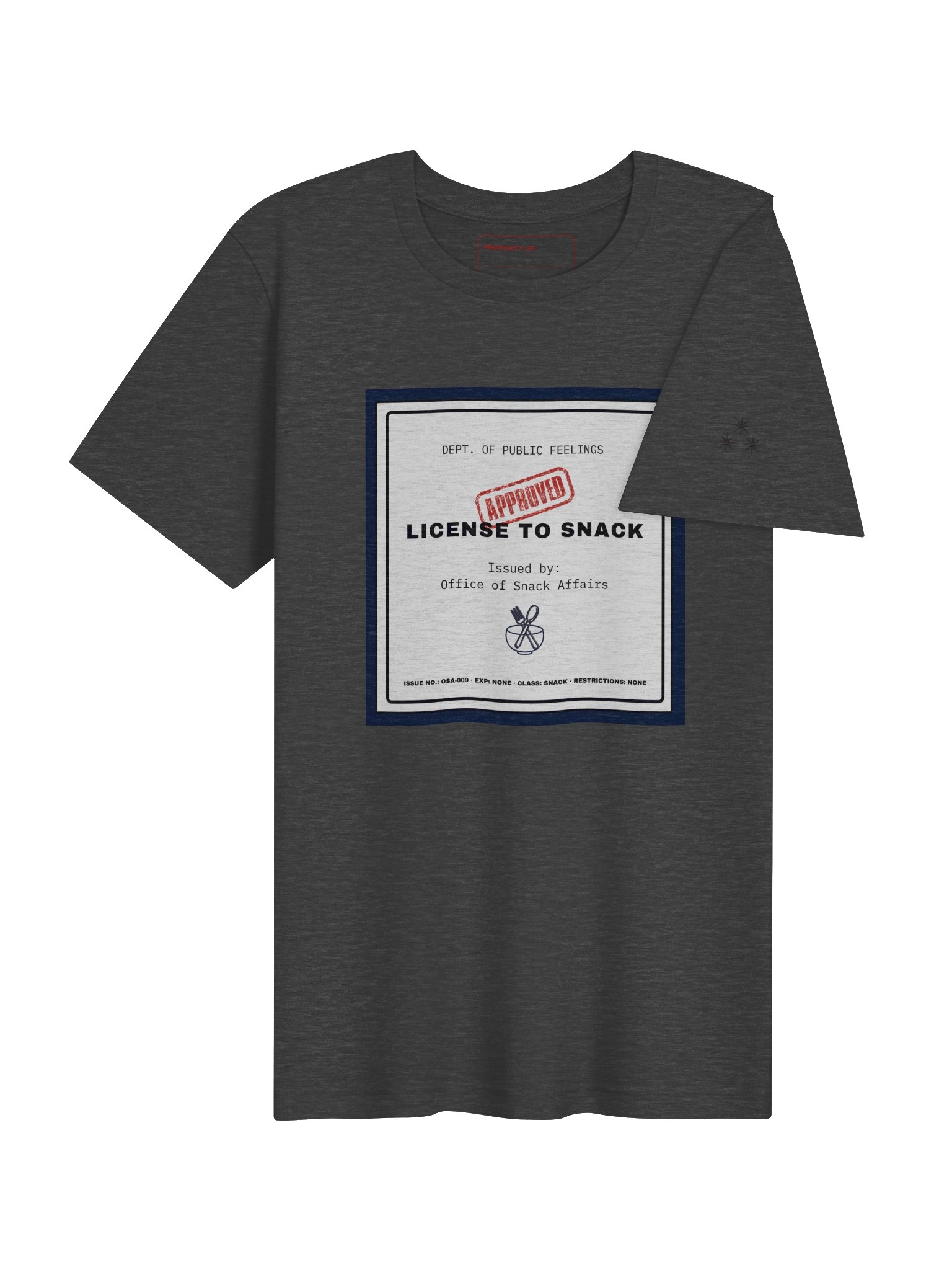 License to Snack Tee product image (18)