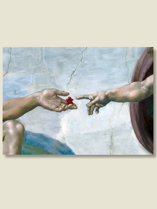 Funny Renaissance Board Game Room Poster - UNFRAMED product image (1)