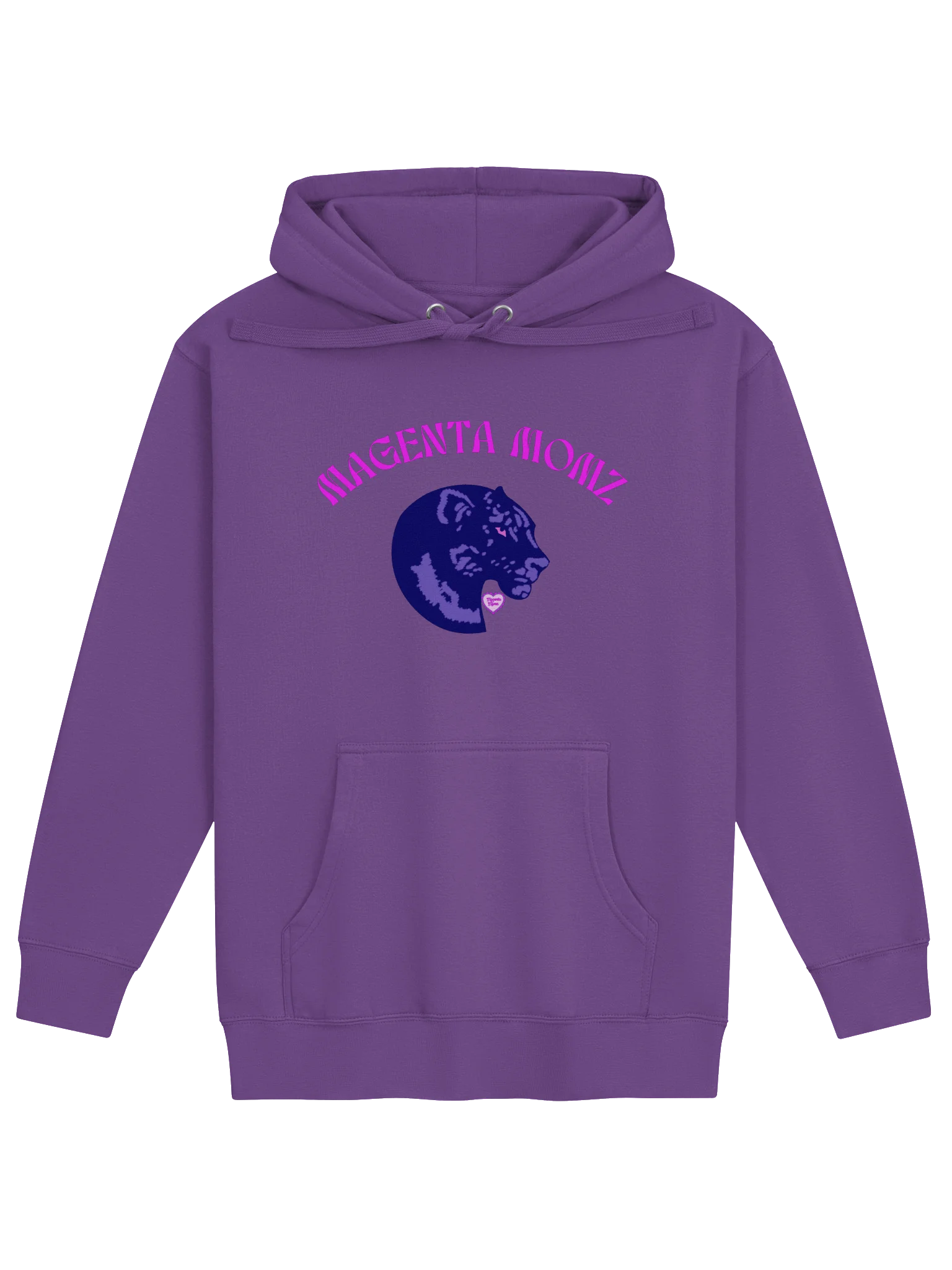 MAGENTA MOMZ PANTHER HEAD – UNISEX PREMIUM HOODIE product image (2)