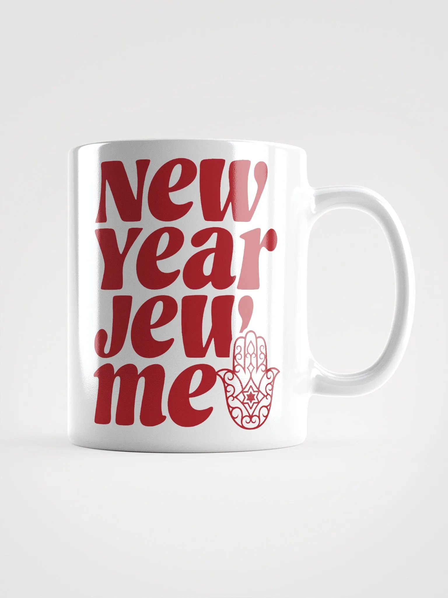 New Year Jew Me White Mug product image (5)