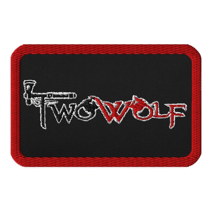 Two Wolf Embroidered Patch product image (1)