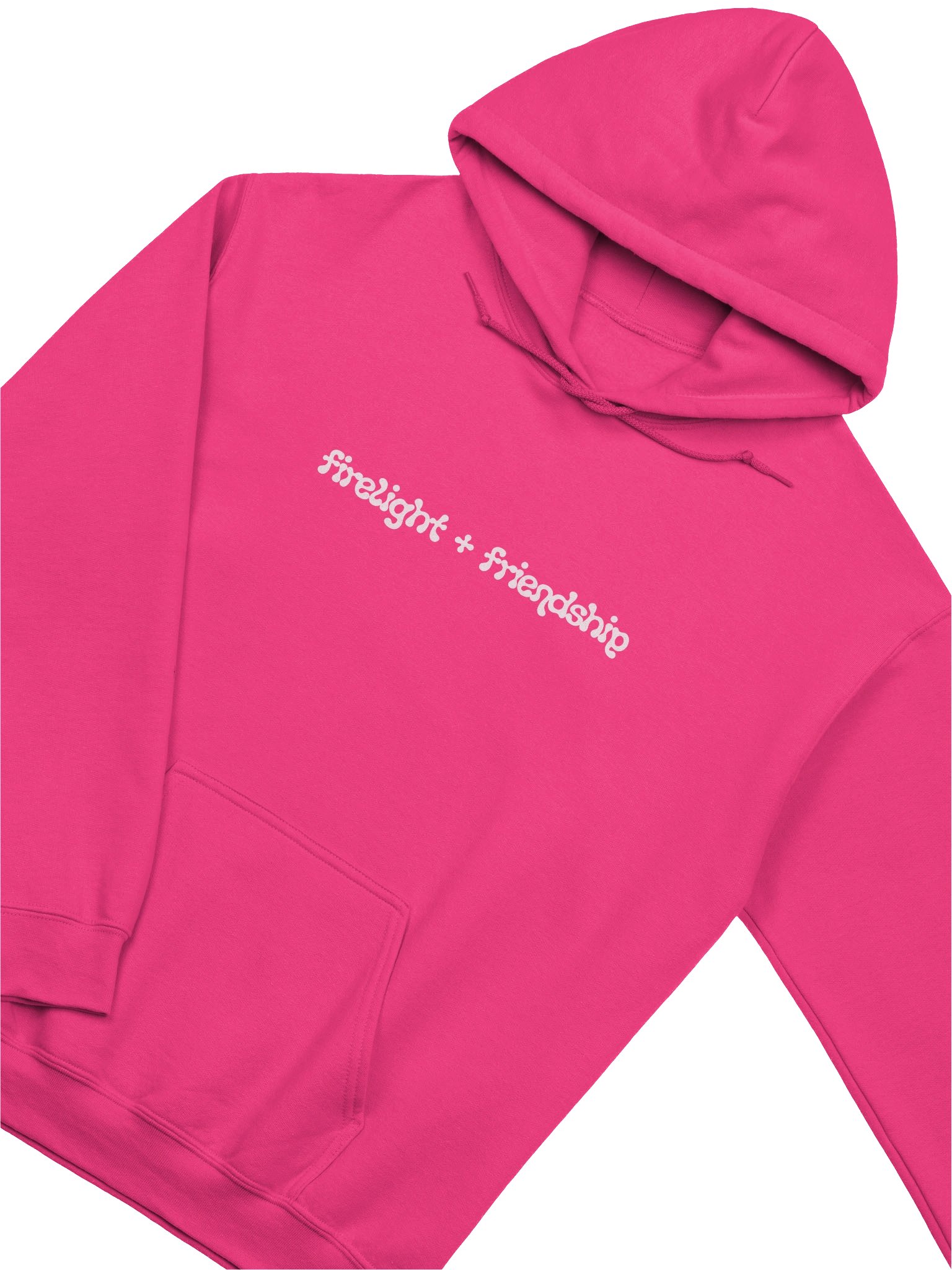 Firelight + Friendship Neon Fuchsia Hoodie product image (3)
