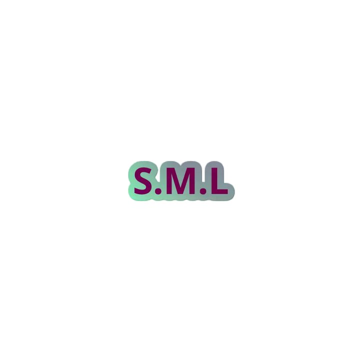 S.M.L Sticker product image (2)