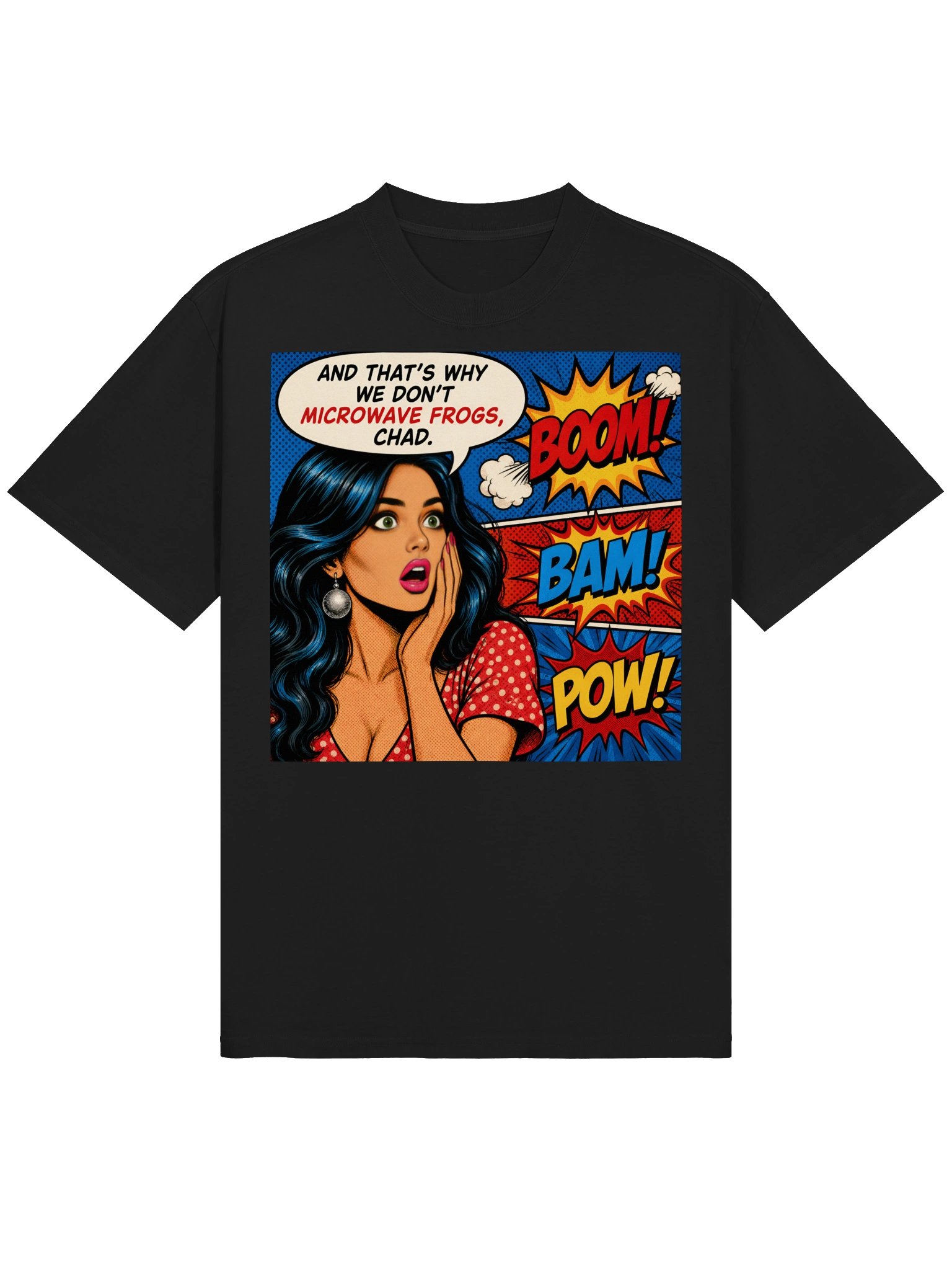 Funny Comic Book T-Shirt, Dark Humor Pop Art Tee for Teachers, Gamers & Comic-Con Fans product image (2)