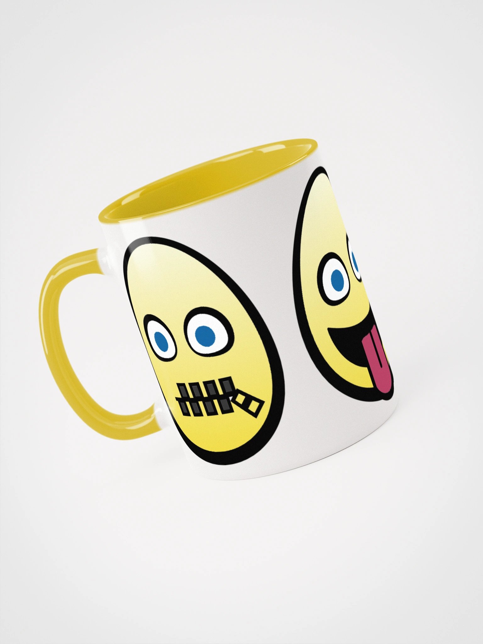 EggFriedCheese Emote Mug (Shhh/Tongue/Rofl) (11oz) product image (3)