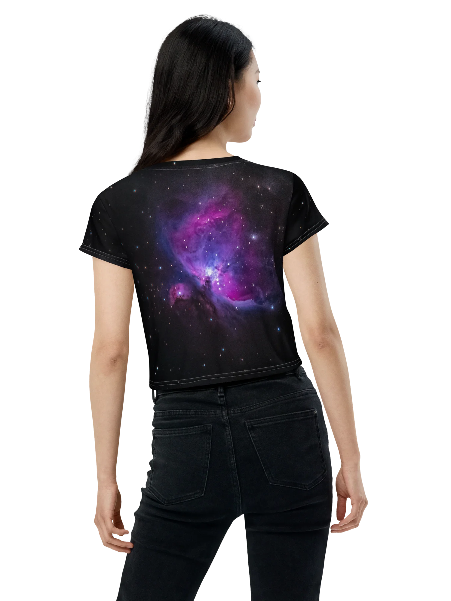 Cosmic Sans crop tee product image (3)