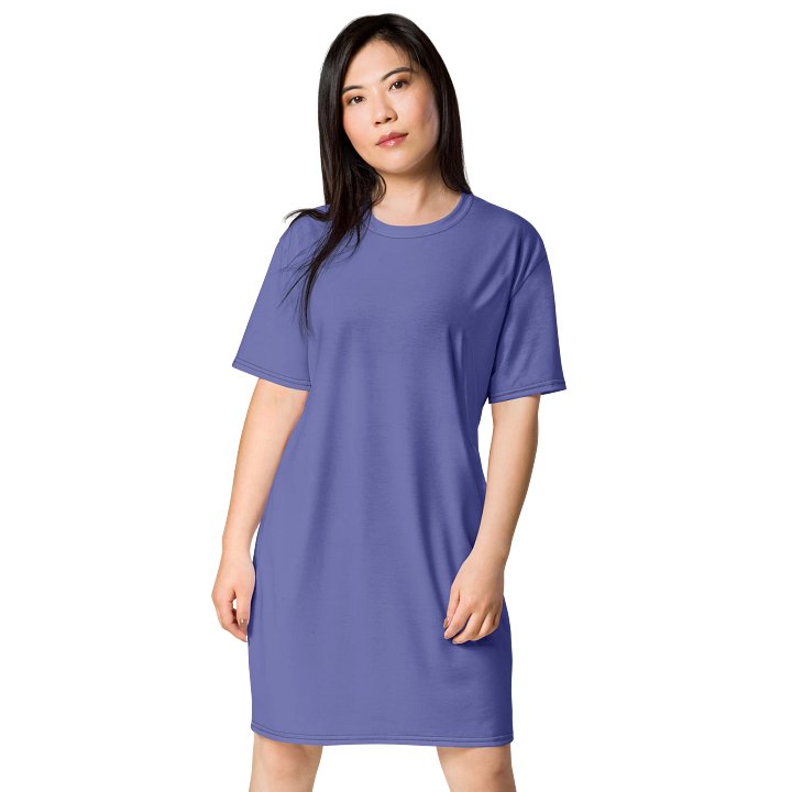 Oversized T-Shirt Dress - Serene Chetwode Blue, Sizes 2XS-6XL product image (1)