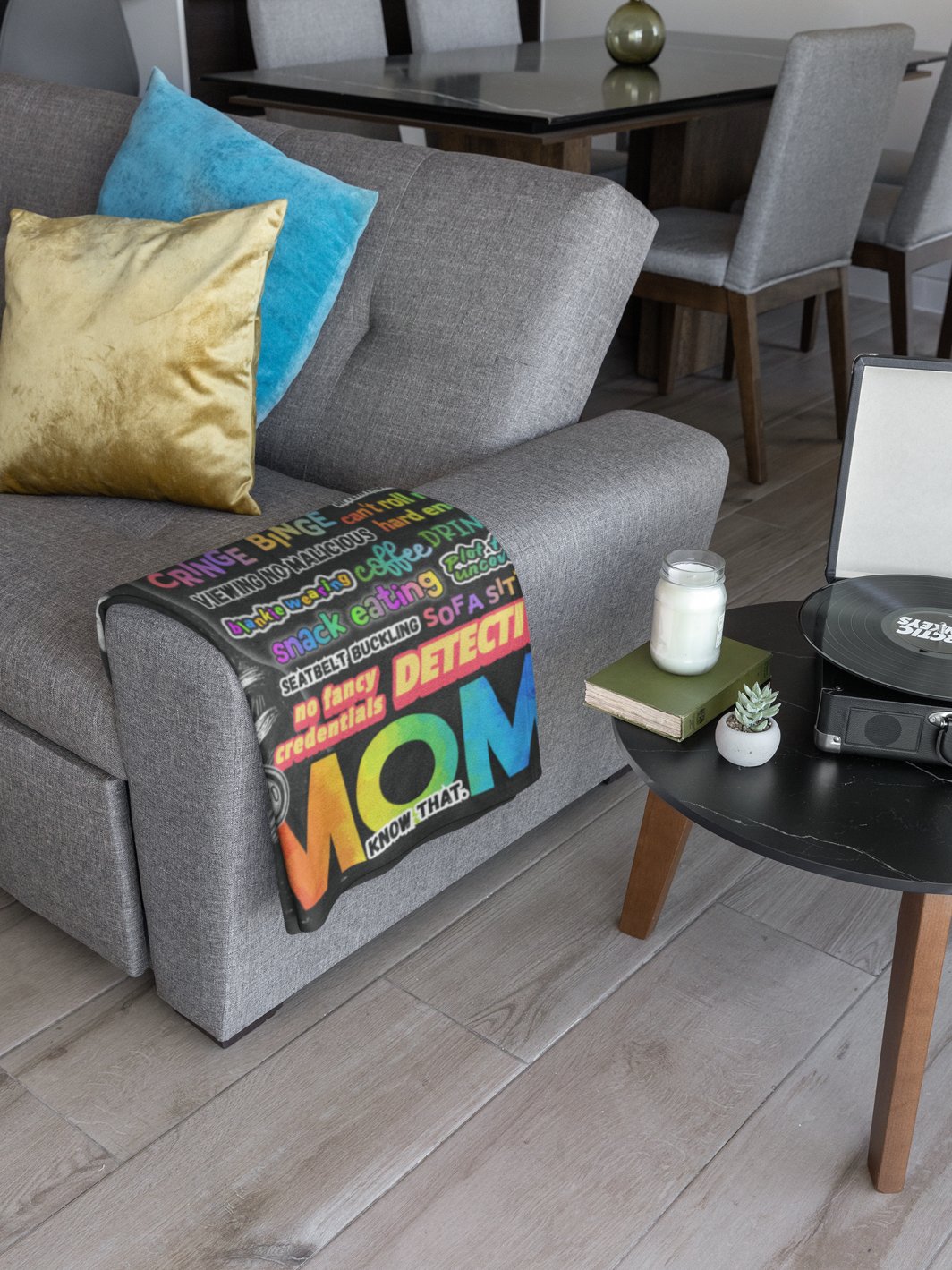 True Crime Mom Blanket Gift Cozy Throw product image (1)