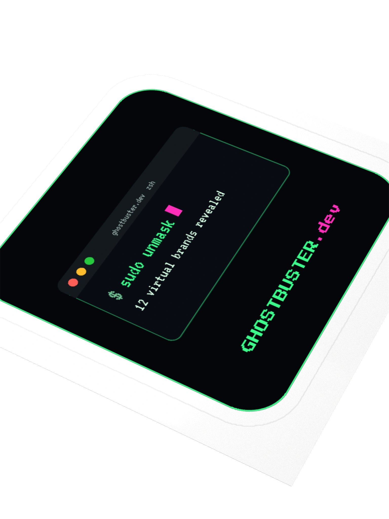 sudo unmask Sticker product image (3)