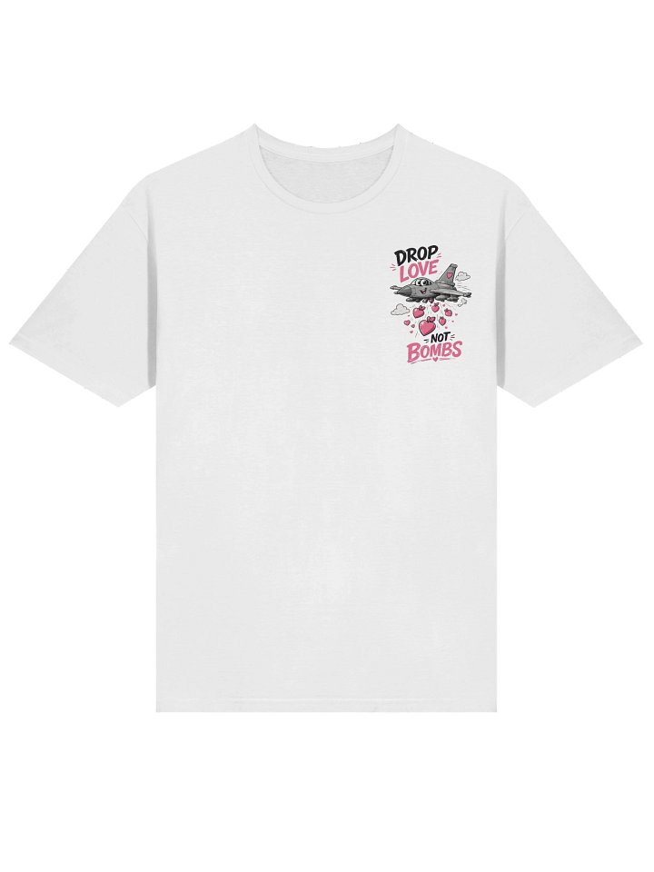 DROP LOVE NOT BOMBS – Statement T-Shirt product image (2)