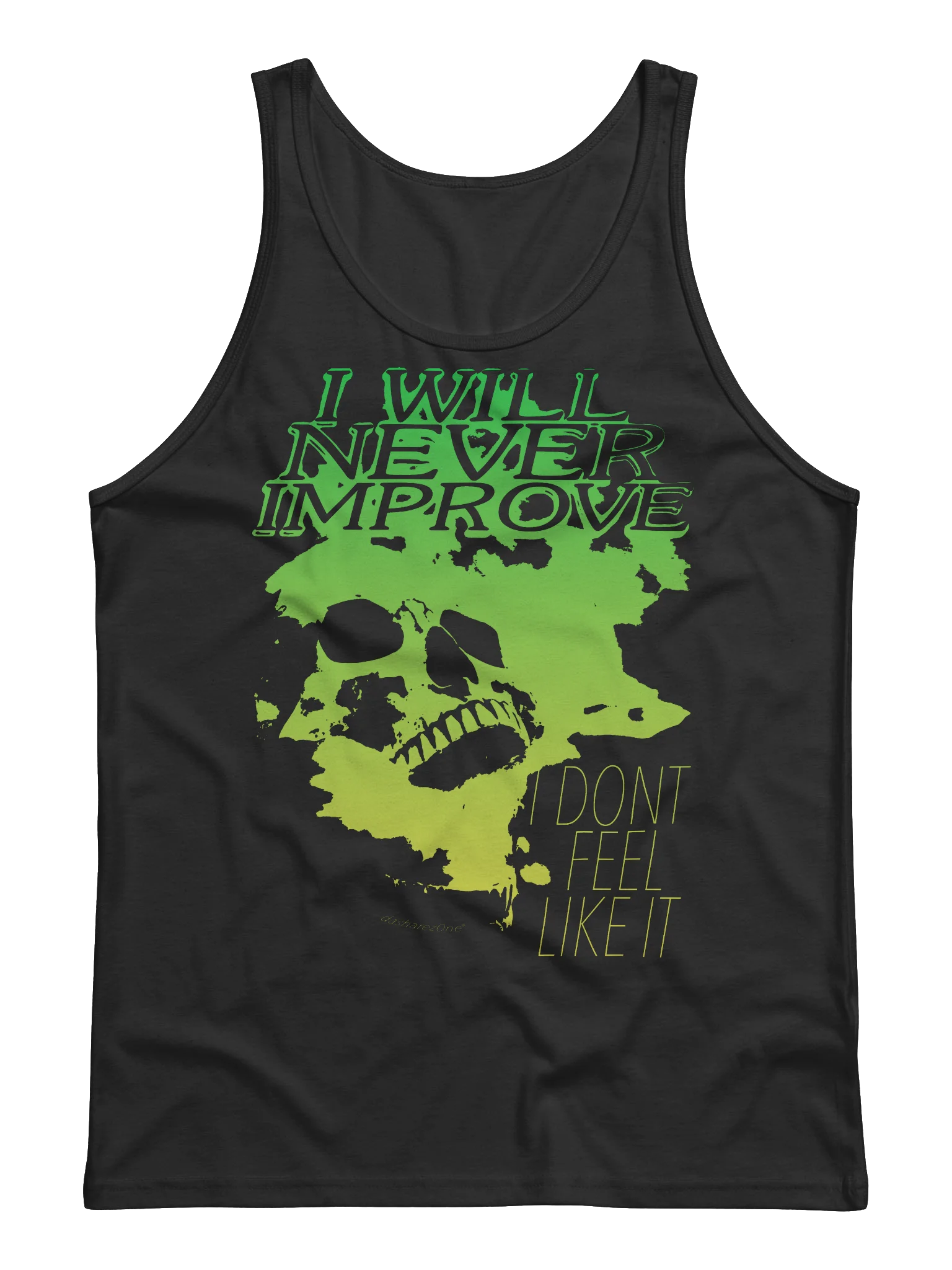 I WILL NEVER IMPROVE "TANK TOP" product image (1)