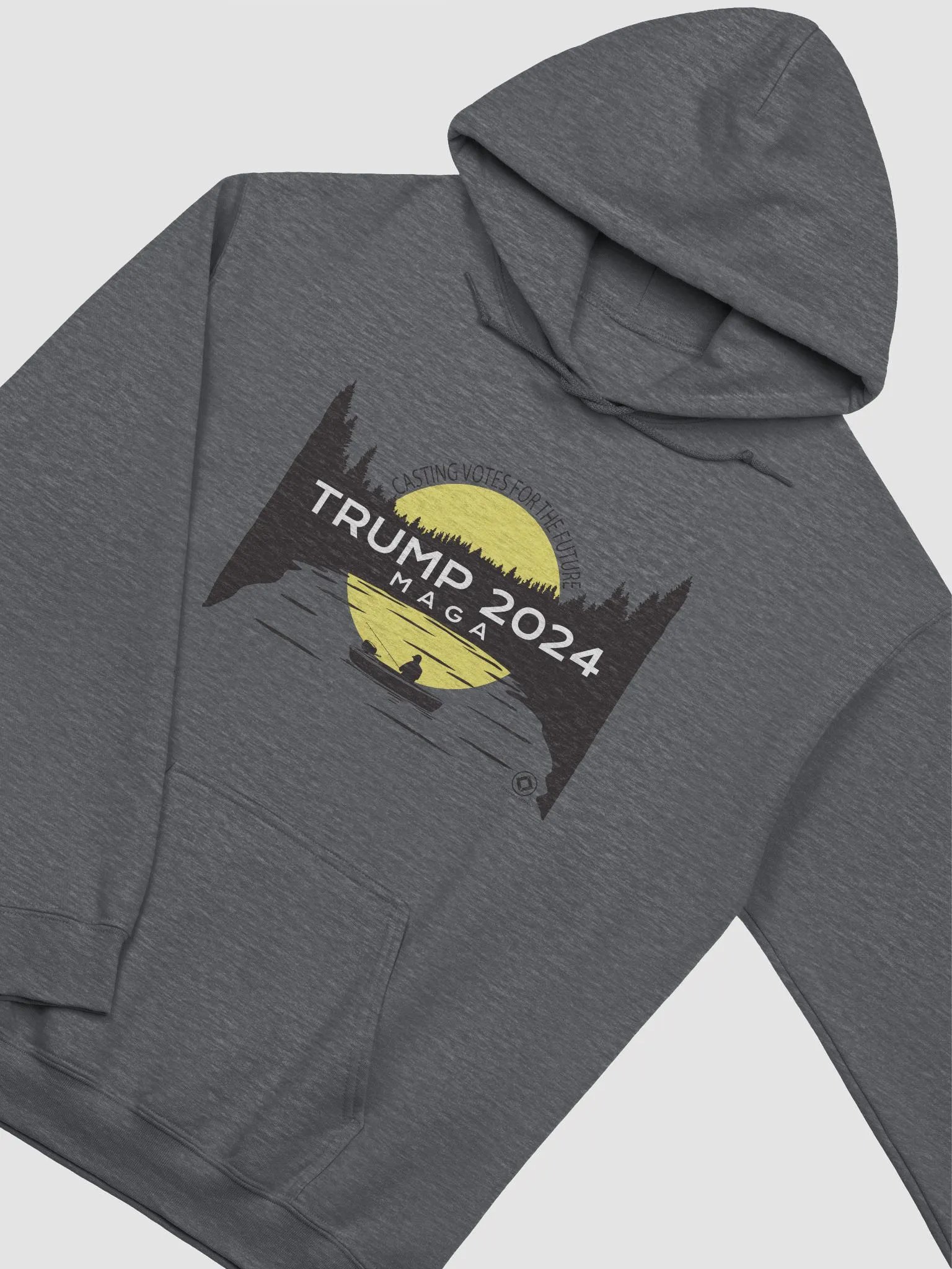 Trump 2024 Fishing Sunset Hoodie product image (19)