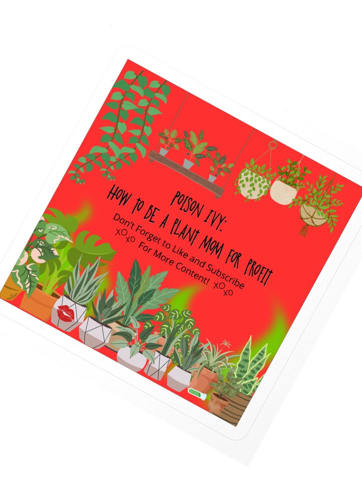 Poison Ivy's Youtube Square Sticker product image (2)