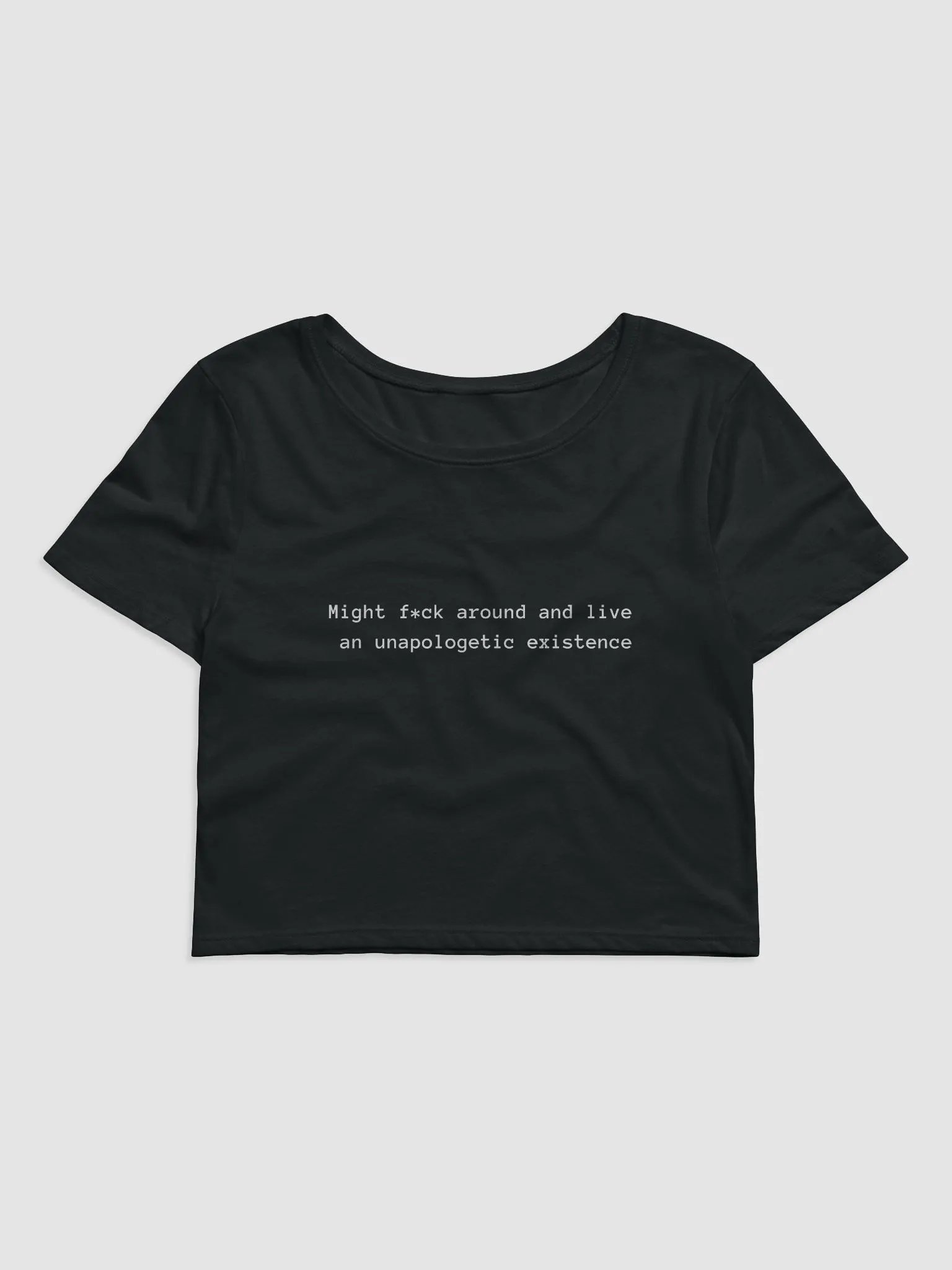 Might F Around Crop Top product image (3)