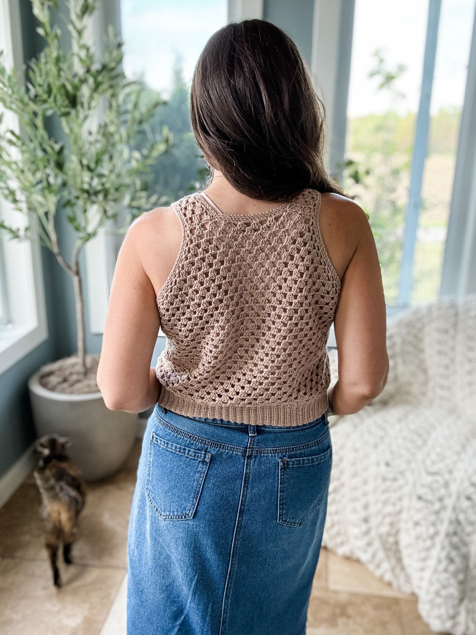 Granny Stitch Tank Top Crochet Pattern product image (5)
