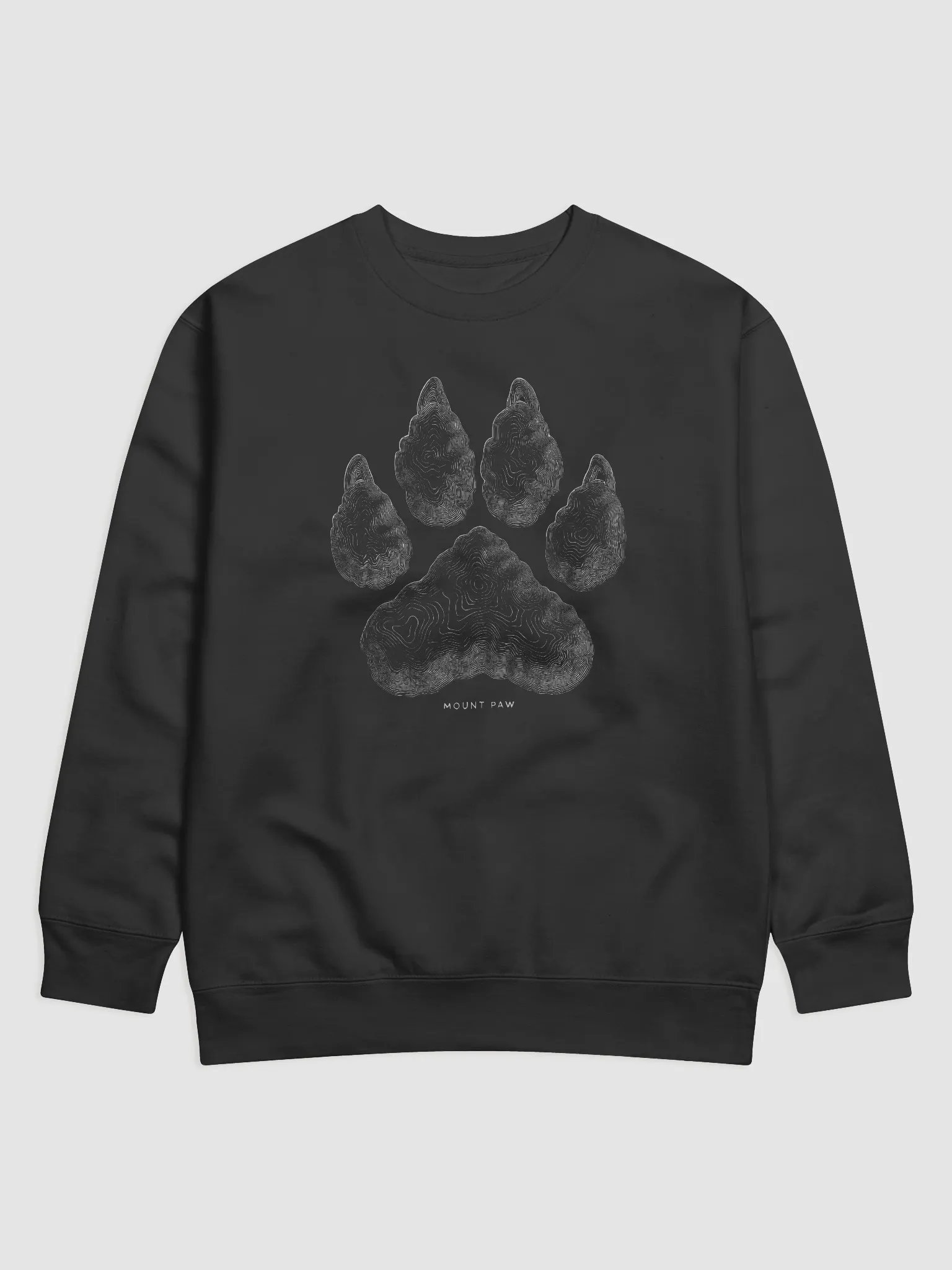 Mount Paw Map Crewneck - (Premium cotton) product image (1)
