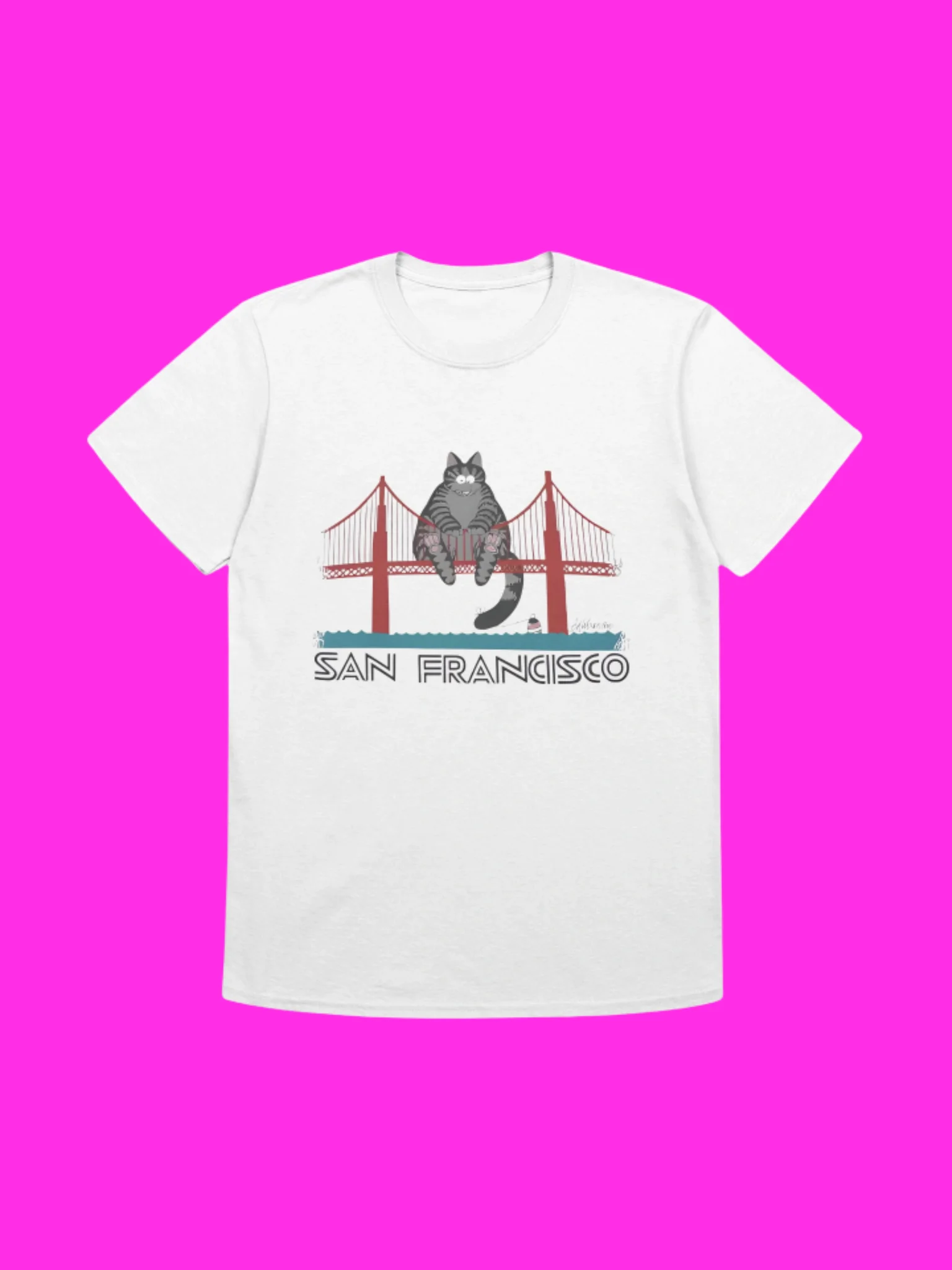 San Francisco Bridge Cat Shirt product image (99)