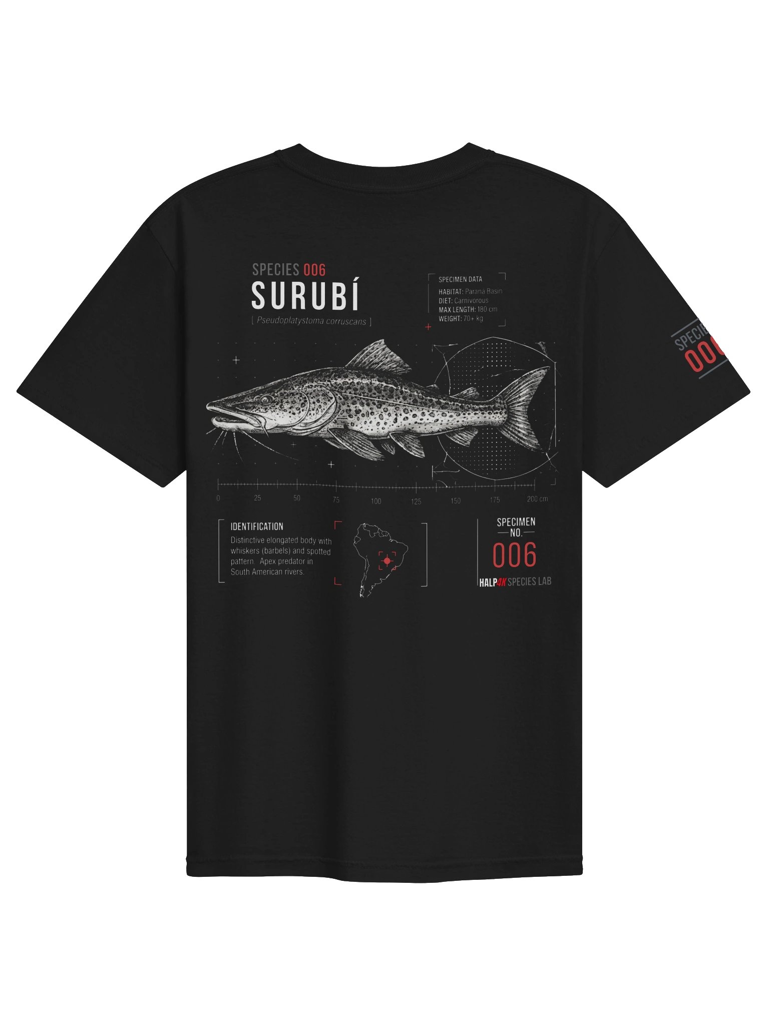 Remera HALP4K Species Lab – Surubí 006 product image (2)
