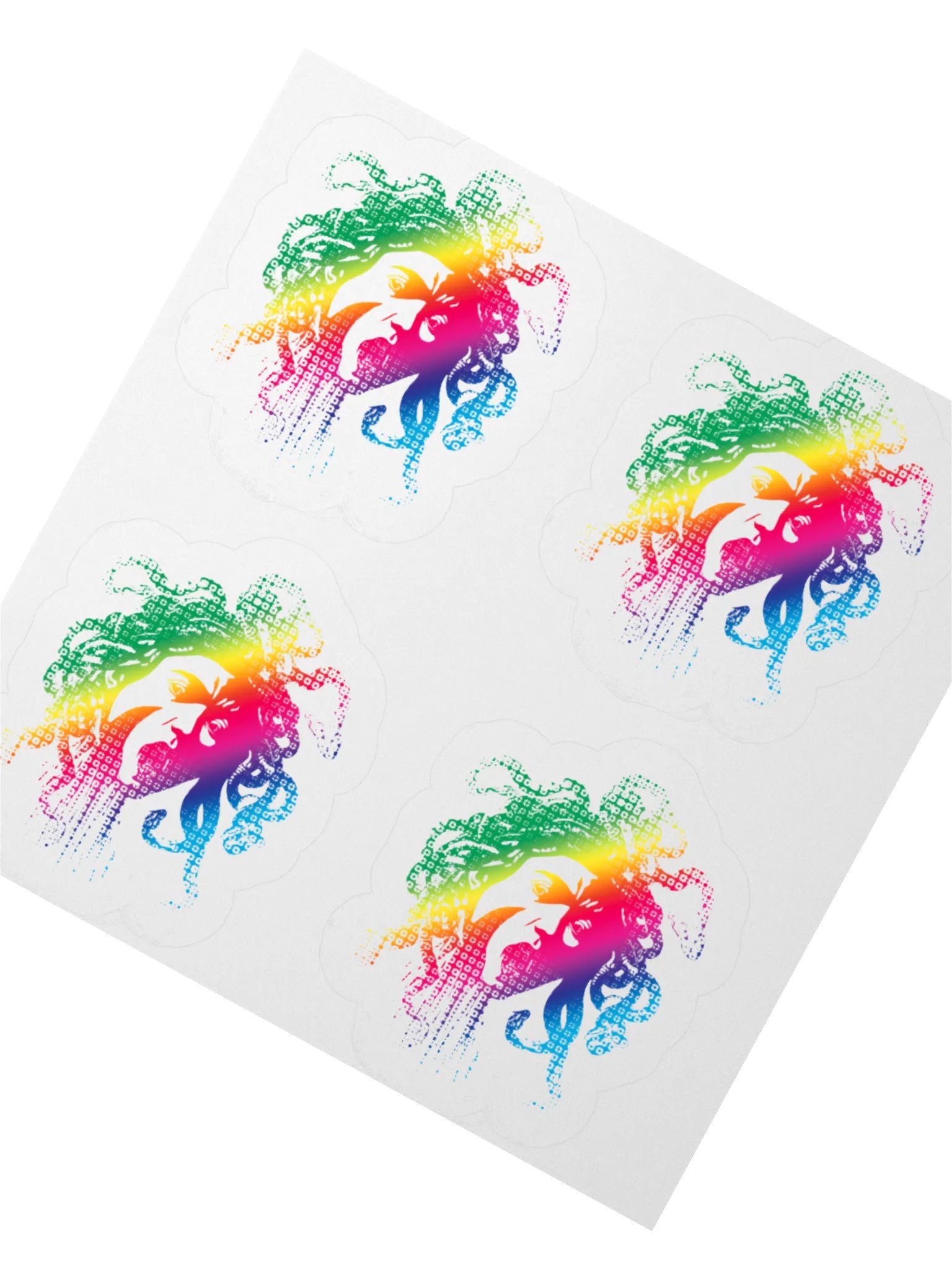 Sticker - Rainbow Medusa (transparent background) product image (2)