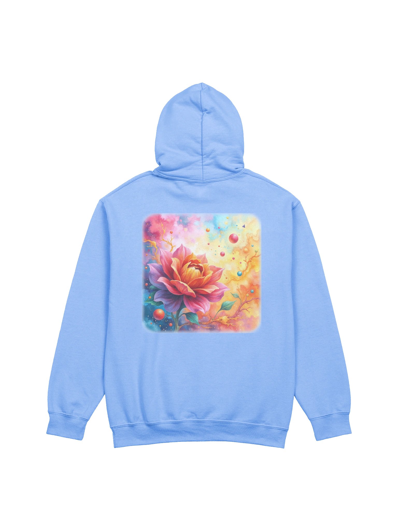 Dreamlike Floral Fusion Hoodie product image (14)