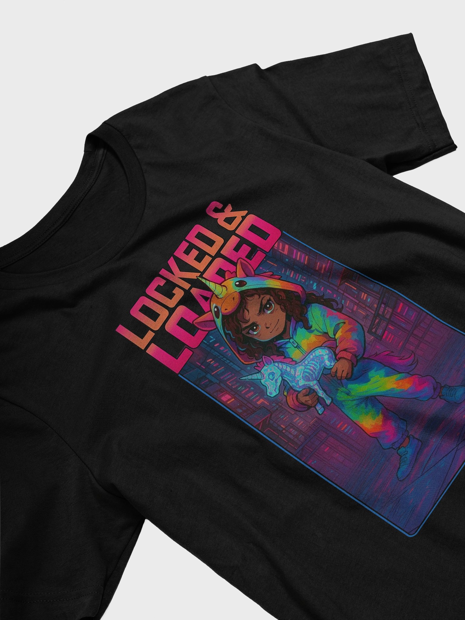 Locked & Loaded - Retro UnicornKid Cyberpunk product image (3)