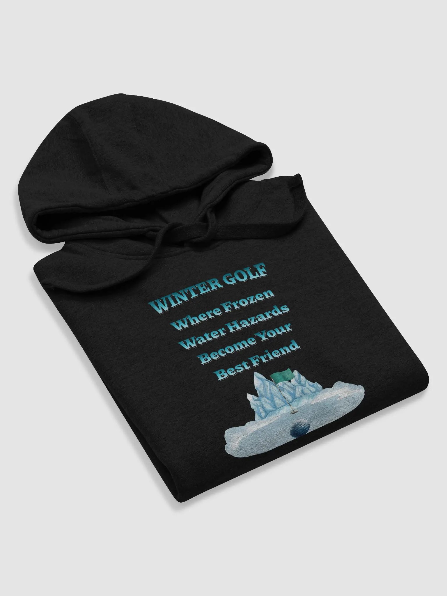 Winter Golf Funny Golfing Scene Hoodie product image (37)