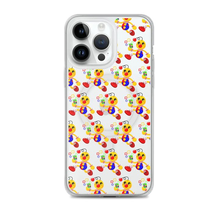 Boyoyoing Dash Hearts MagSafe Clear Case for iPhone product image (1)