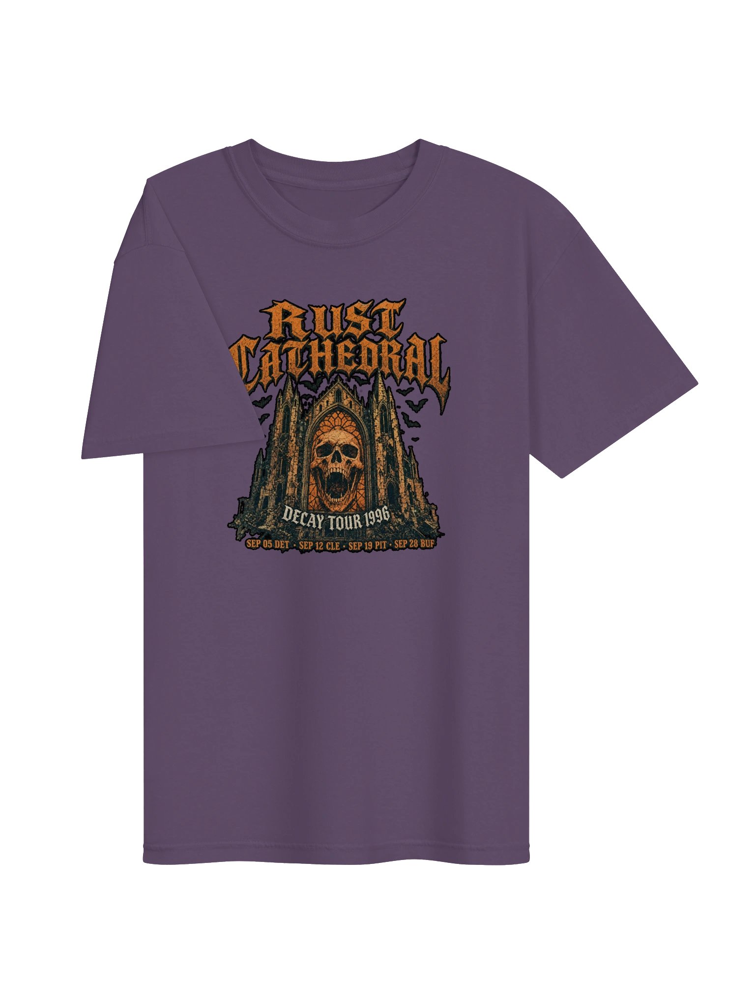 Rust Cathedral Decay Tour Graphic T-Shirt product image (5)