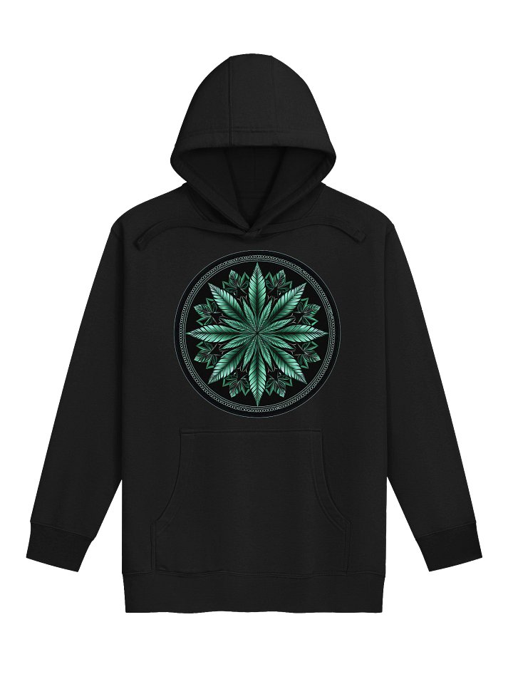High Vibes Marijuana Mandala Premium Unisex Hoodie product image (2)