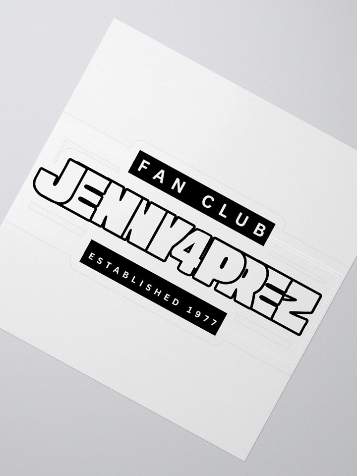 Jenny Fan Club Sticker product image (2)