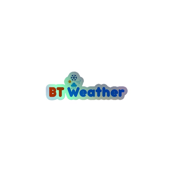 2026 BT Weather Holographic Sticker product image (1)