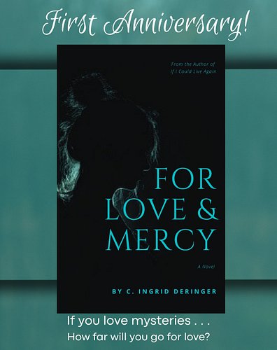 Hard to believe it has been one year since For Love and Mercy was published! #ingiwrites #booktok #mysteries #forloveandmercy...