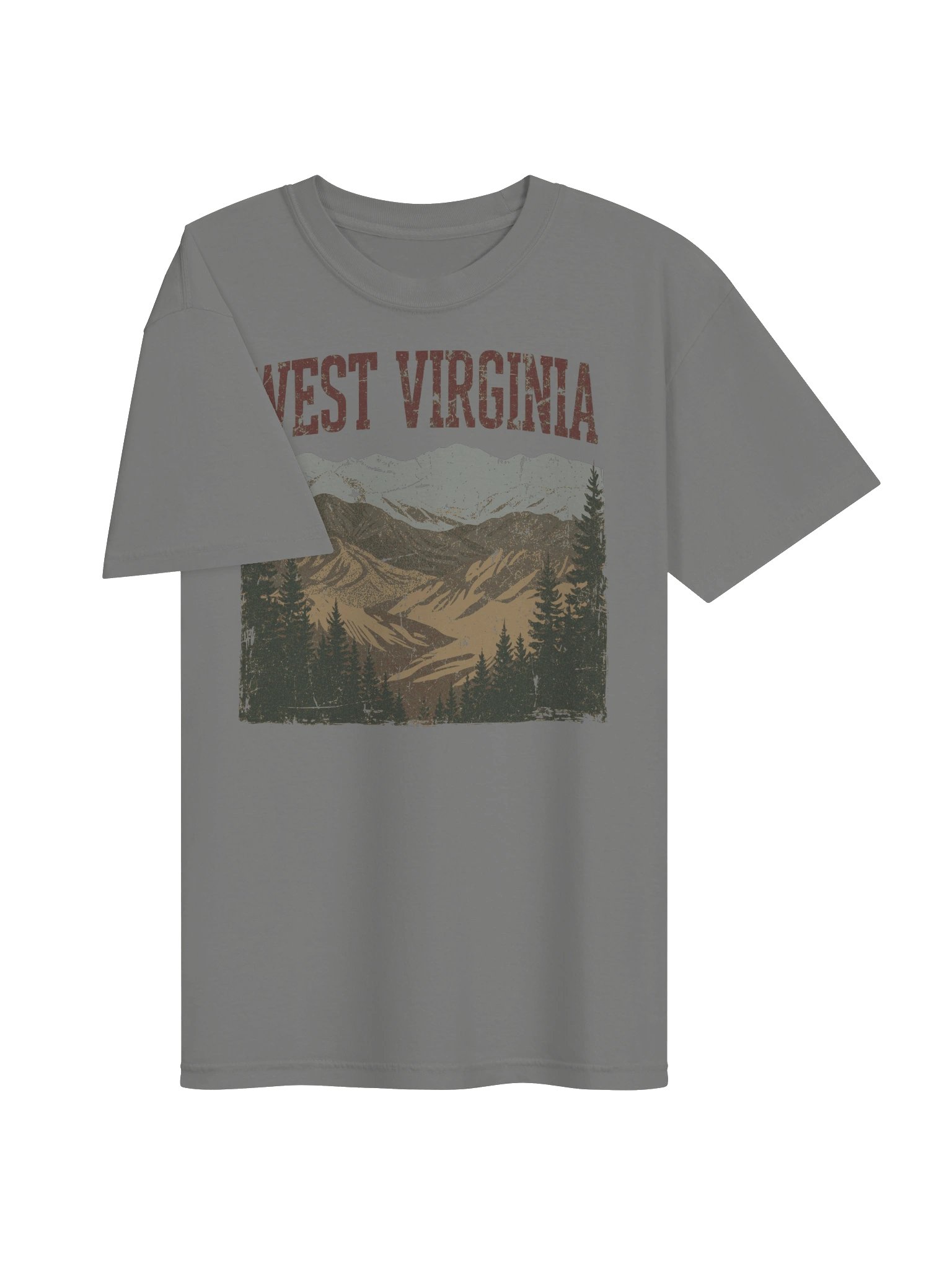 West Virginia Mountain T-Shirt | Vintage Appalachian State Pride Tee product image (7)