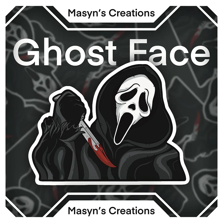 Ghost Face Sticker product image (1)