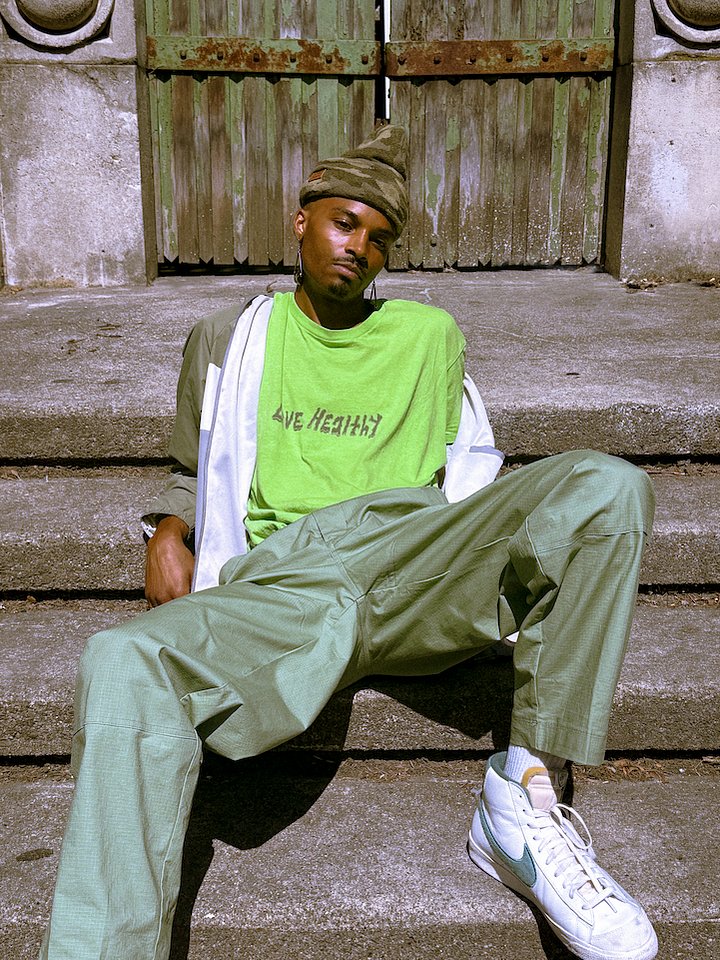 Live Healthy Green Tee product image (2)