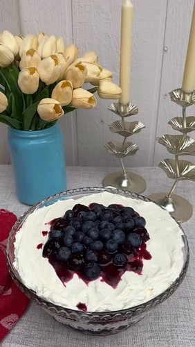 Looking for the perfect 4th of July dessert for #america250? Make my Cherry Berry Trifle! 🍒

Grocery partner: @krogerdfw 

I ...