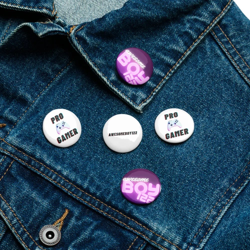 AWESOMEBOY122 Pin Buttons Set product image (16)