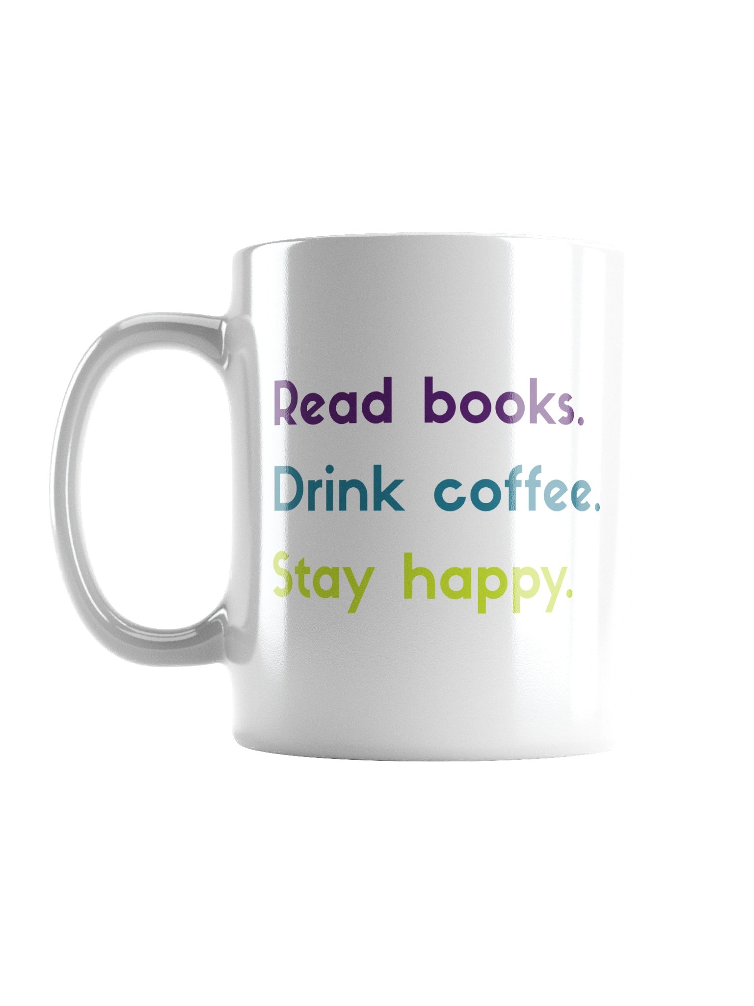 Happy Reader's Coffee Mug (White) product image (1)
