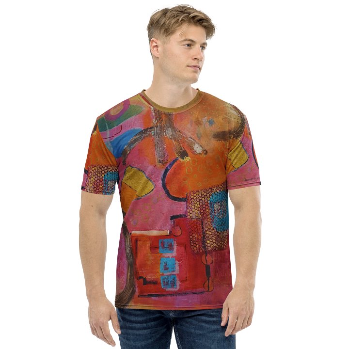 harlequin vibes, original painting, vibrant colours product image (2)