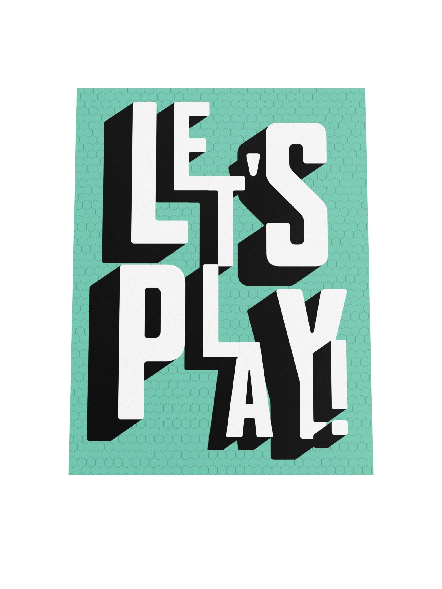 Let's Play Board Game Room Poster - UNFRAMED product image (7)