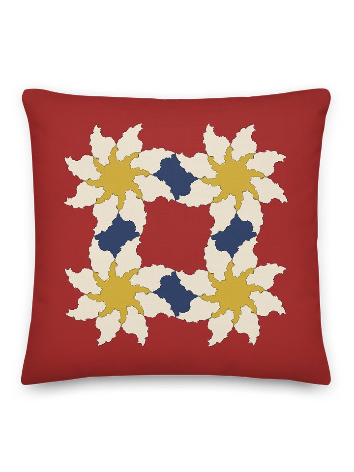 Where Iran Blooms Cushion Cover, Russet product image (1)