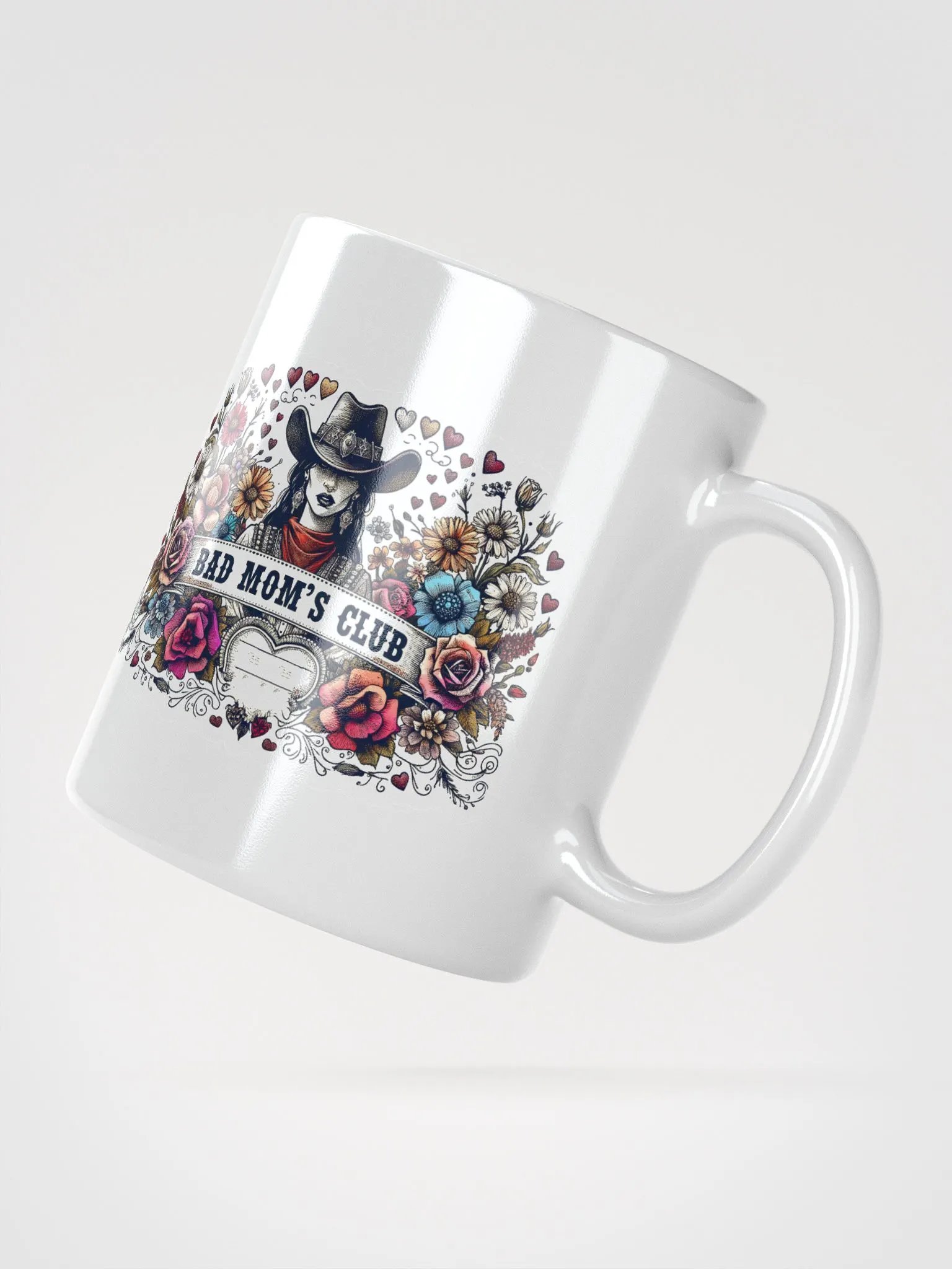 Bad Mom's Club Floral Mug product image (5)