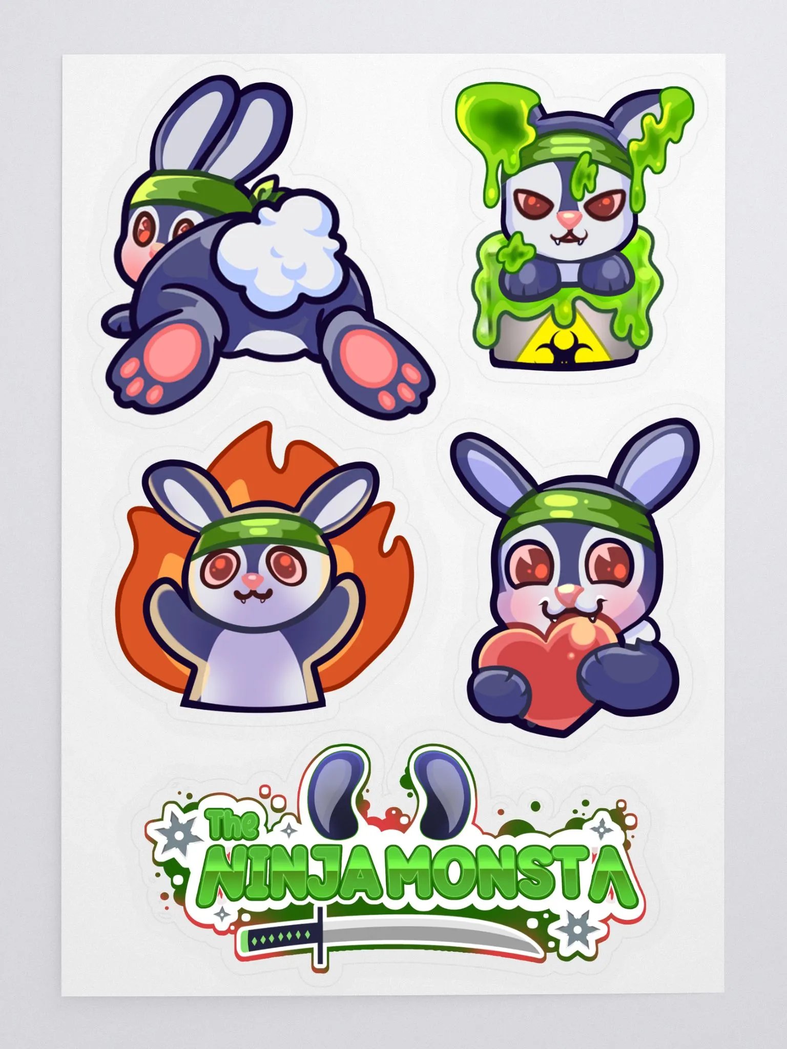 Ninja Monsta Stickers product image (1)