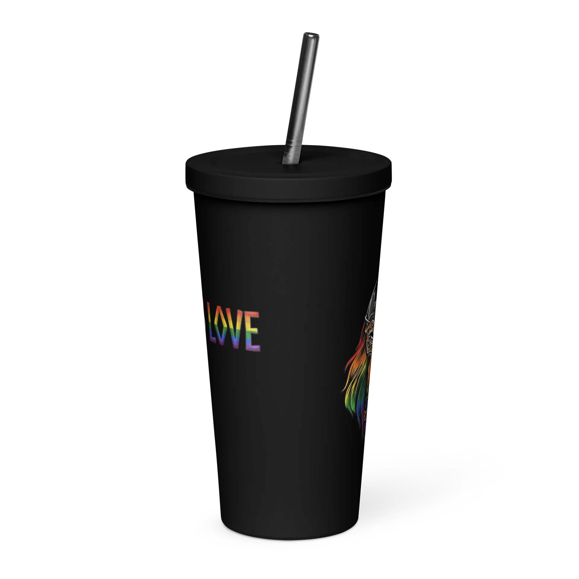 Love Is Love Rainbow Viking Tumbler product image (2)
