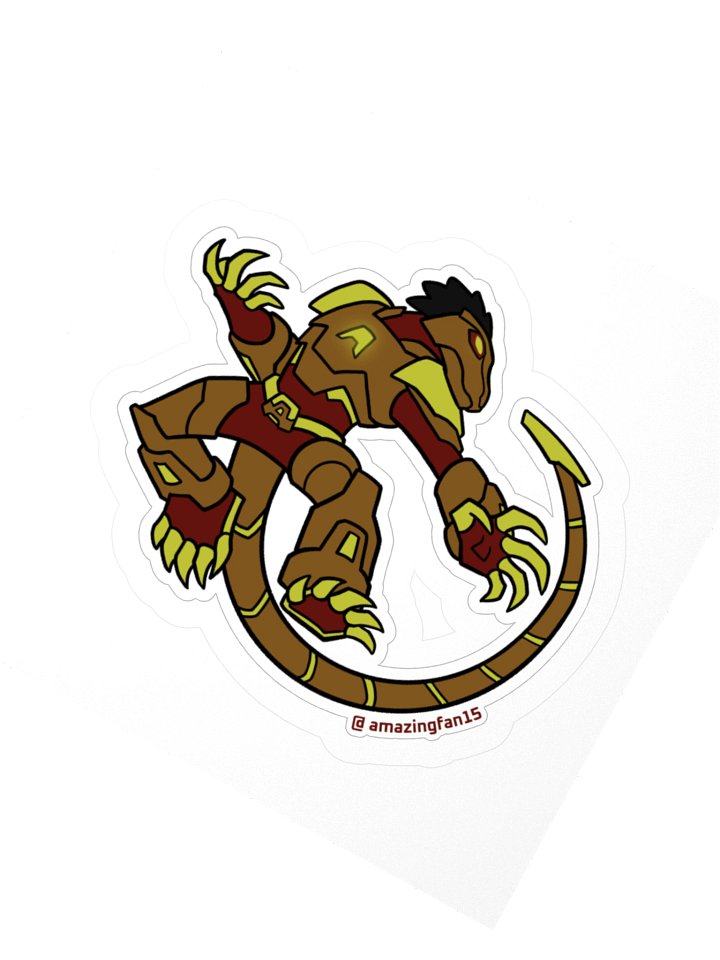 Amaze Komodo Dragon Sticker product image (3)